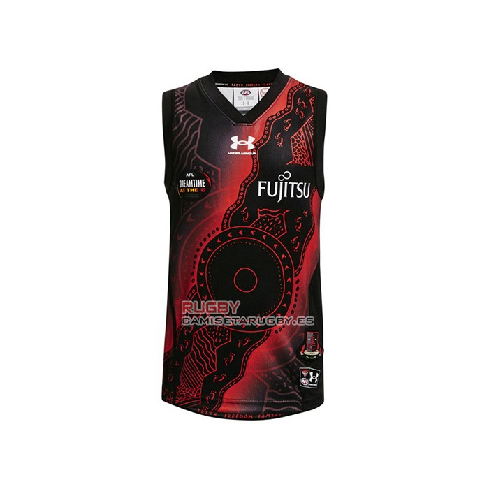 Camiseta Essendon Bombers AFL 2022 Indigena